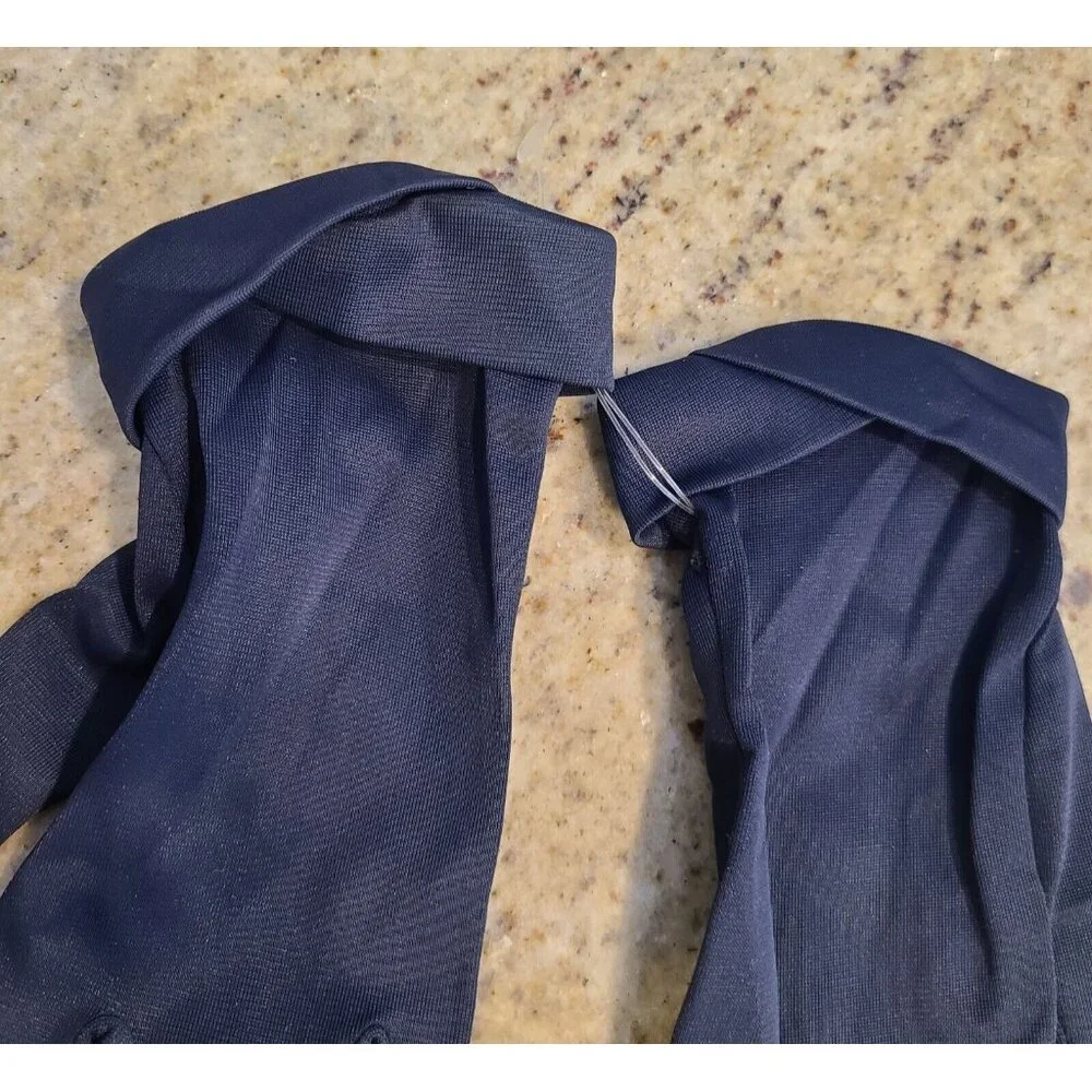 Vintage Womens Size S 6.5 Blue Nylon Formal 8.5
